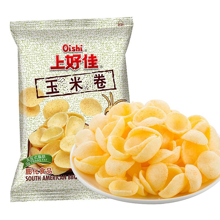 Oishi South American BBQ Style Corn Chips 80g