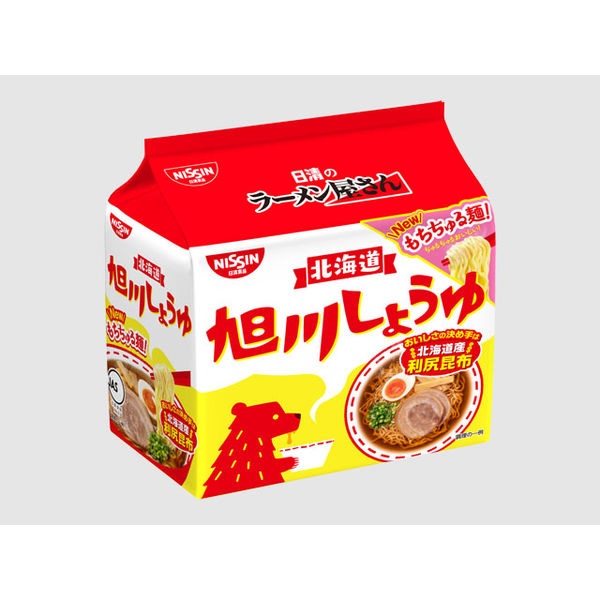 Nissin  Asahikawa Soy Sauce Flavour Ramen 5 Packs
