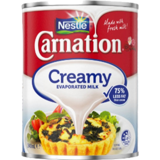 Nestle Carnation Creamy Evaporated Milk 340ml