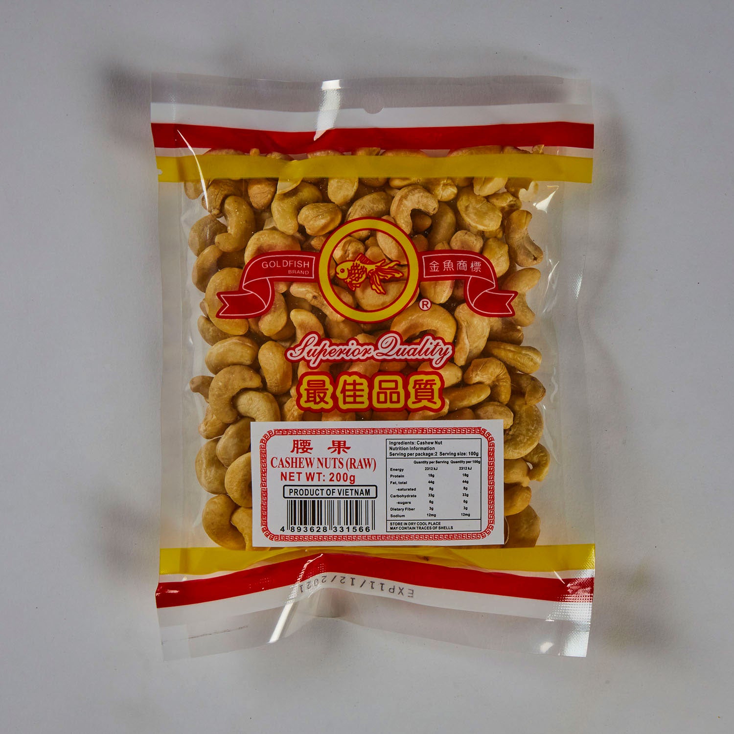 Gold Fish Cashew Nuts 200g