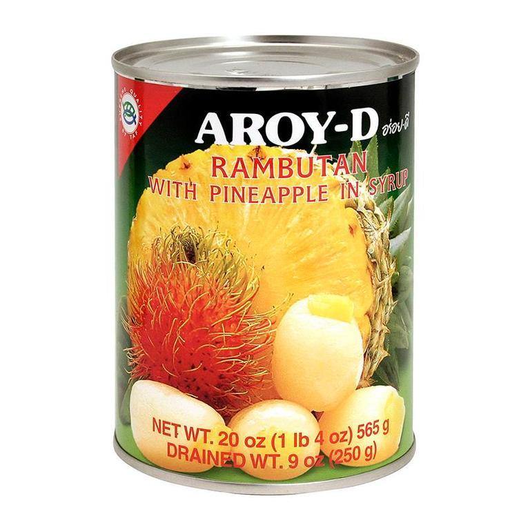 Aroy-D Rambutan with Pineapple in Syrup 565g