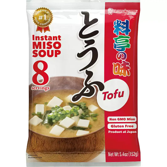 Marukome Miso Soup Tofu & Wakame Seaweed (8 Servings) 152g