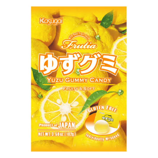 Kasugai Yuzu Gummy Candy 102g