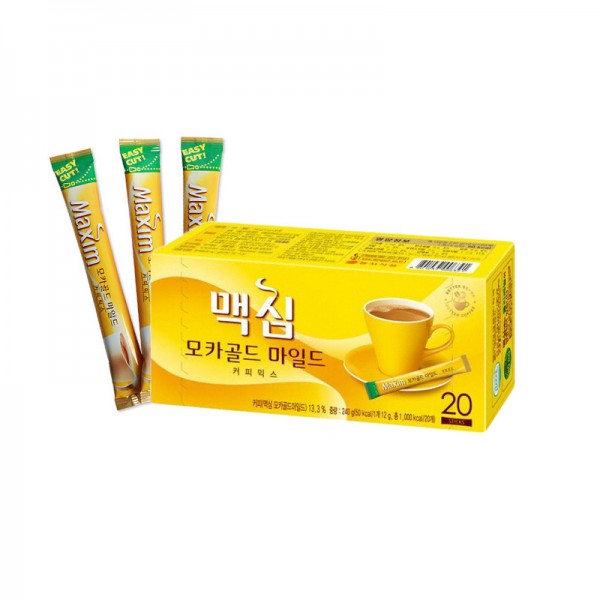 Maxim Mocha Gold Mild Coffee Mix 20 Sticks