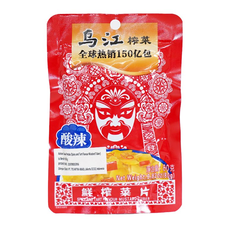 Wu Jiang Spicy And Tart Flavour Mustard Tuber 80g
