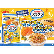 Frugra Calbee Fruit Granola Cereal Mango & Papaya 550g