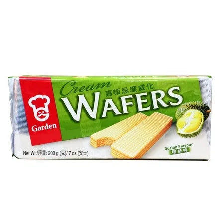 Garden Cream Wafers Durian Flavoured 200g