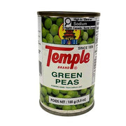 Temple Brand Green Peas 155g