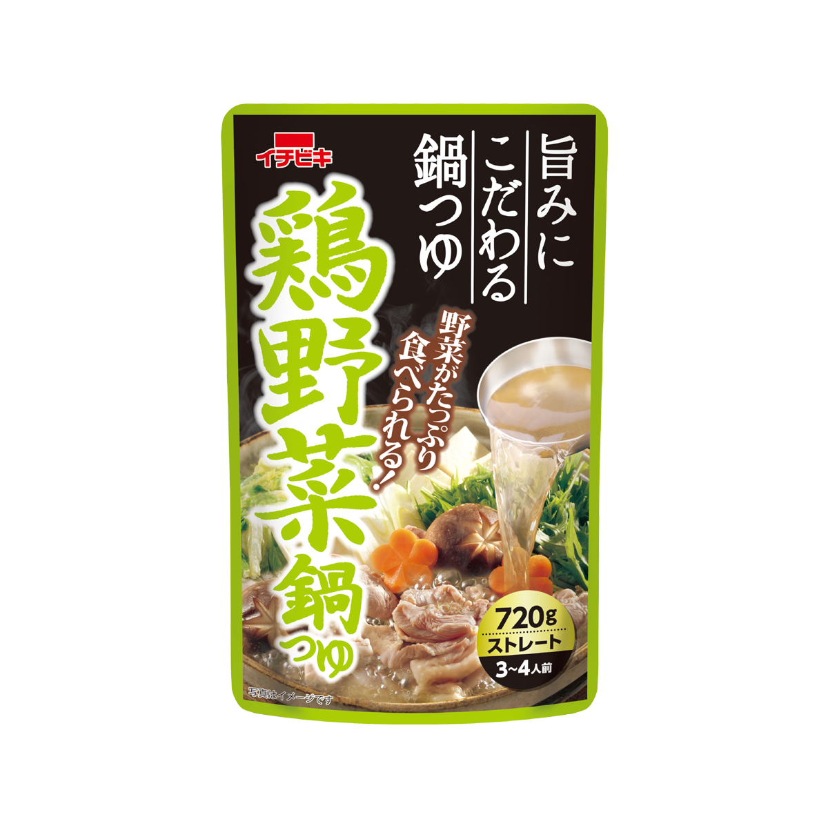 Ichibiki Tori Yasai Nabe Soup Base (Straight Type) 720g
