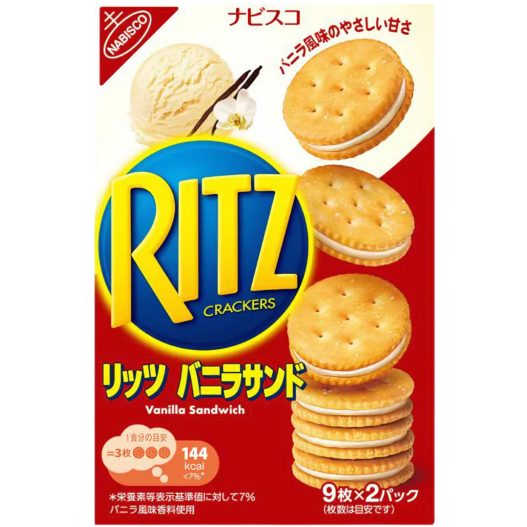 Ritz Vanilla Ice Cream Flavour Sandwiches 106g