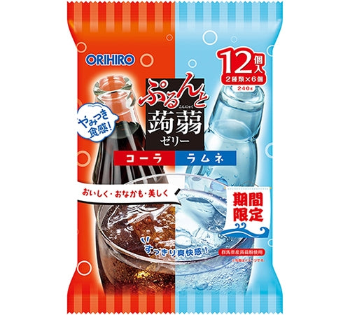 Orihiro Cola & Ramune Konjac Jelly 12p