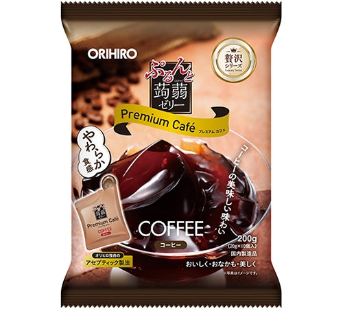 Orihiro Premium Cafe Flavaour Konjac Jelly 10 Pieces
