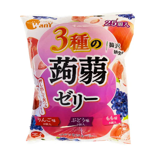 Wany Assorted Fruit Flavours Konjac Jelly 24 Pieces