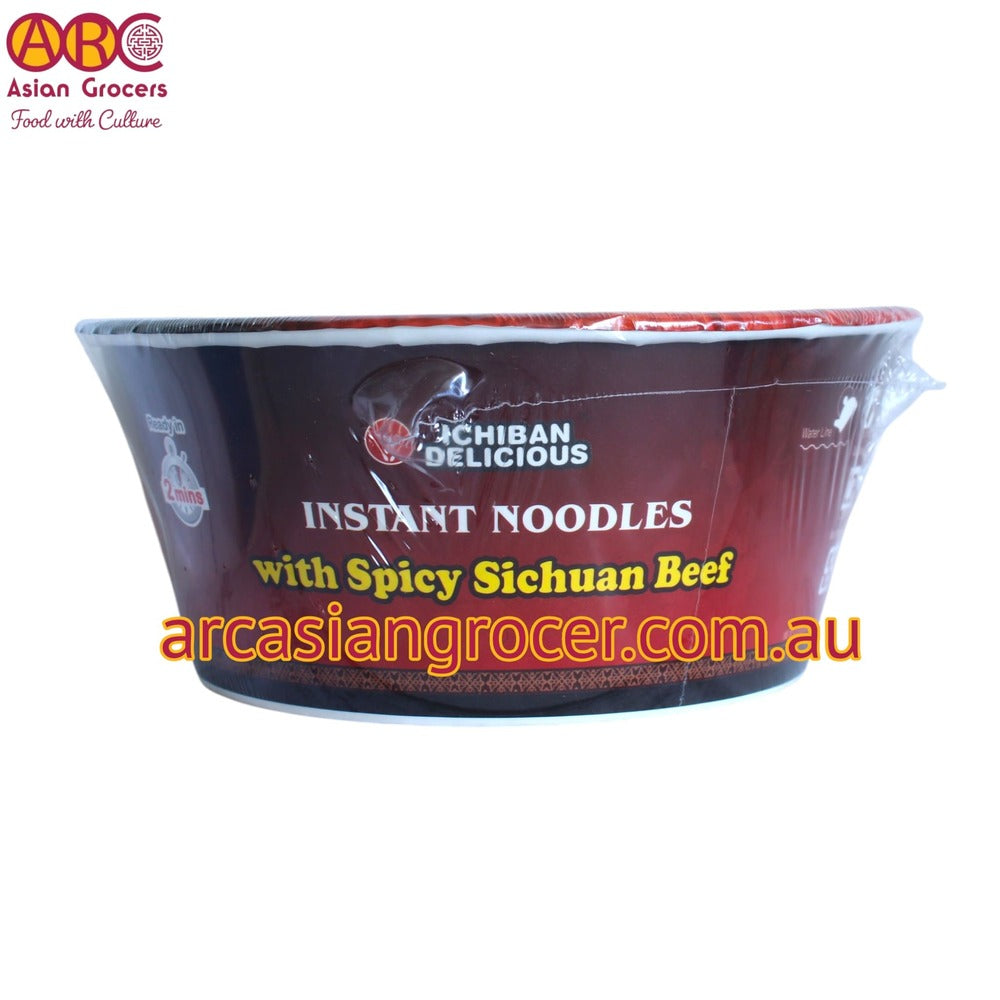 Ichiban Delicious Spicy Sichuan Beef Instant Noodles 185g
