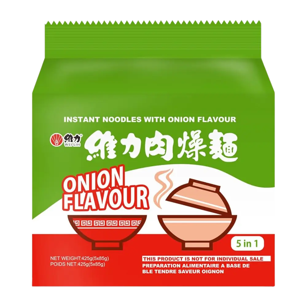 Wei Lih Onion Flavour Instant Noodle 5 Packs (Best Before: 20-04-2027)