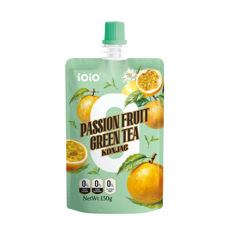 IOIO Passionfruit Green Tea Flavour Konjac Jelly 150g (Best Before: 30.11.2026)