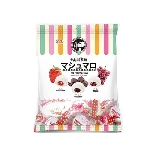 Royal Family Mixed Marshmallow (Grape/Strawberry/Chocolate Flavour) 150g (Best Before: 20-06-2027)