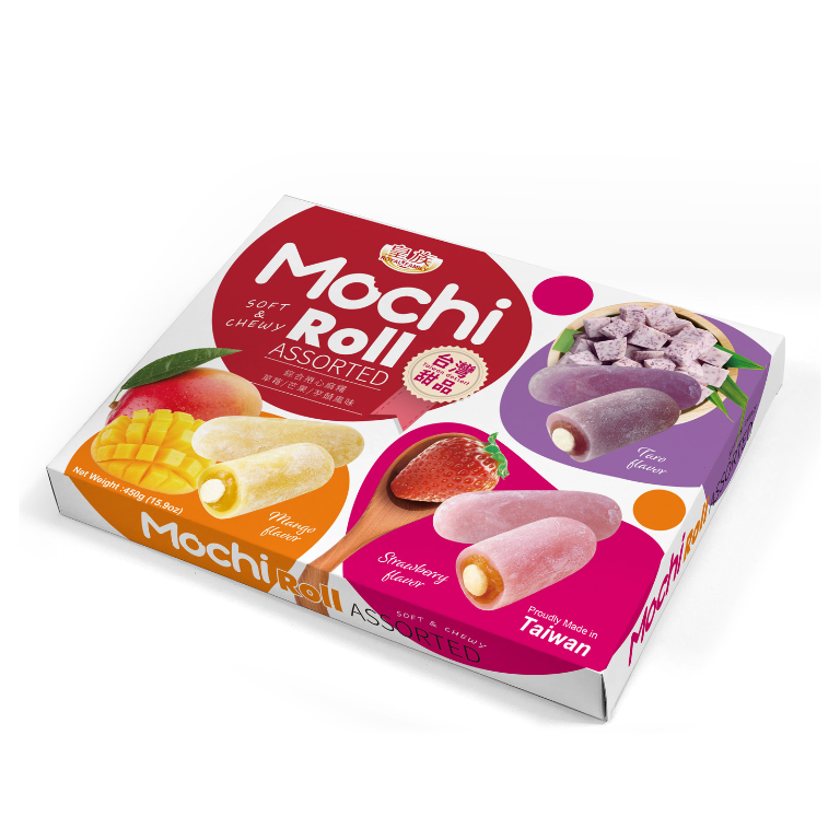 Royal Family Assorted Fruit Flavour Mochi Roll 450g