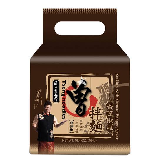 Tseng Scallion Sichuan Pepper Flavour Instant Noodles 4 Packs (Best Before: 21-04-2027) (Copy)