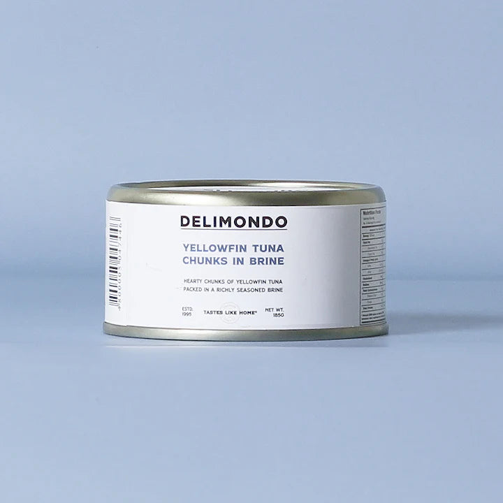 Delimondo Yellowfin Tuna Chunks in Brine 185g
