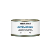 Delimondo Yellowfin Tuna Chunks in Hot & Spicy Olive Oil 185g