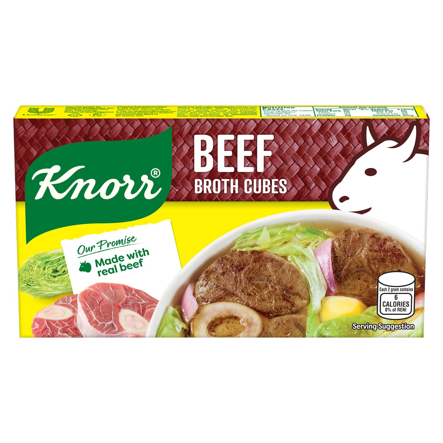 Knorr Beef Cubes 60G
