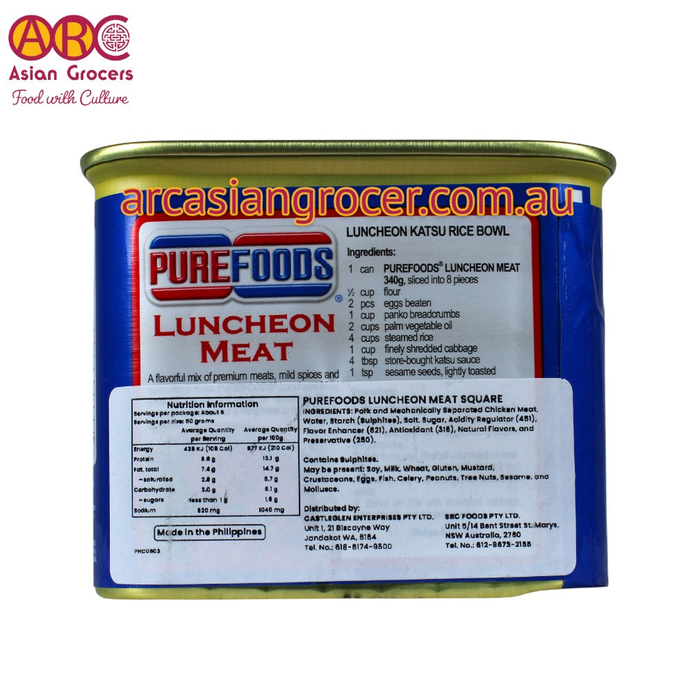Pure Foods Luncheon Meat 340g