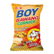 Boy Bawang Cornicks Chilli-Cheese 80g (Best Before: 14-02-2028)