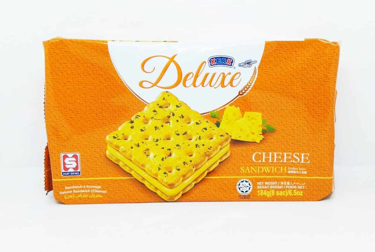 Kerk Deluxe Cheese Flavour Crackers 184g