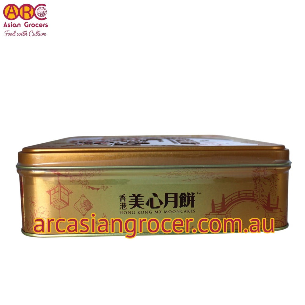 Meixin Hong Kong MX White Lotus Seed Paste Mooncake (4 Pieces)