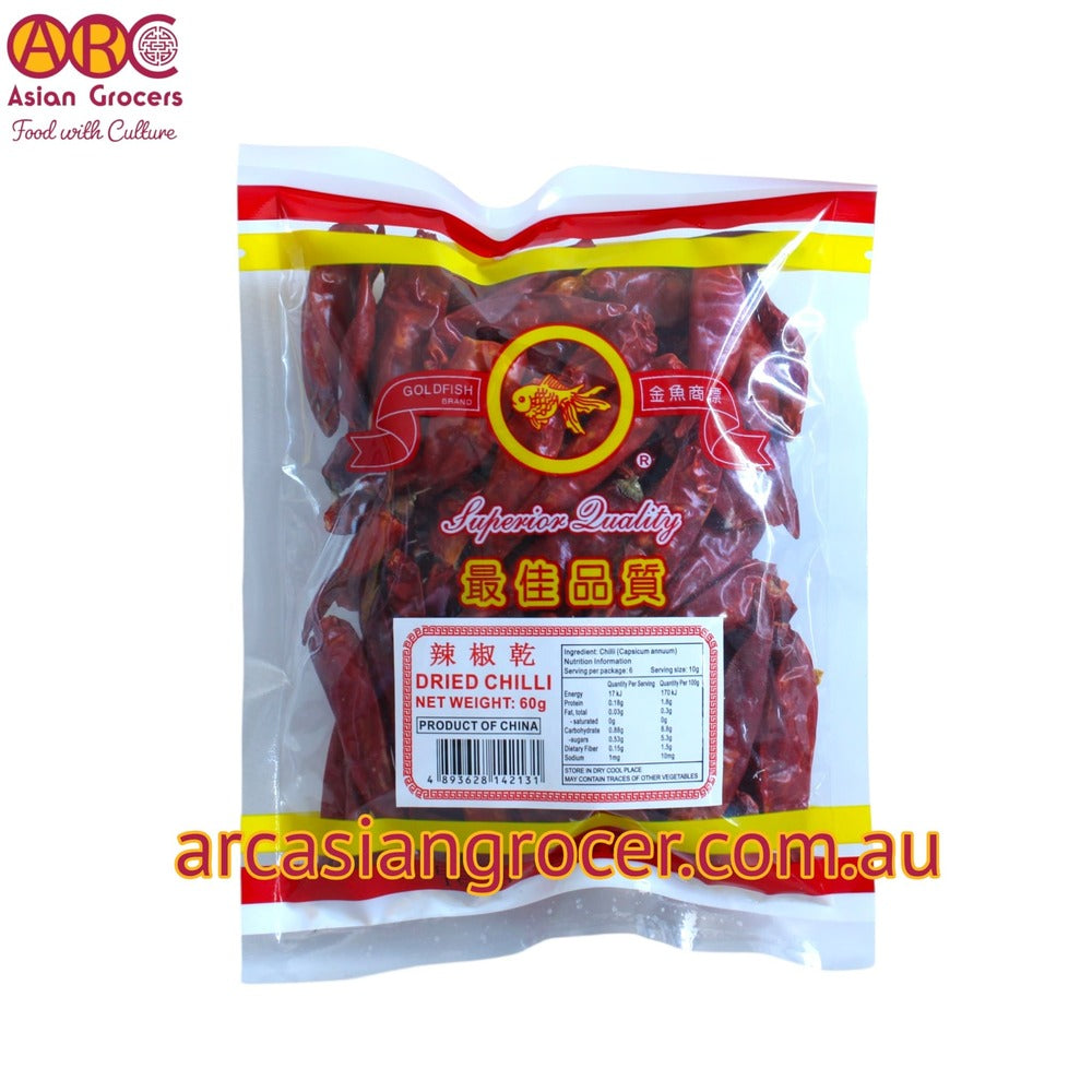 Gold Fish Brand Dried Chilli Large 60g
