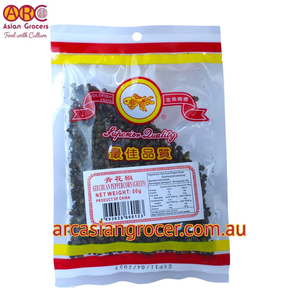 Gold Fish Green Szechuan Peppercorn 50g