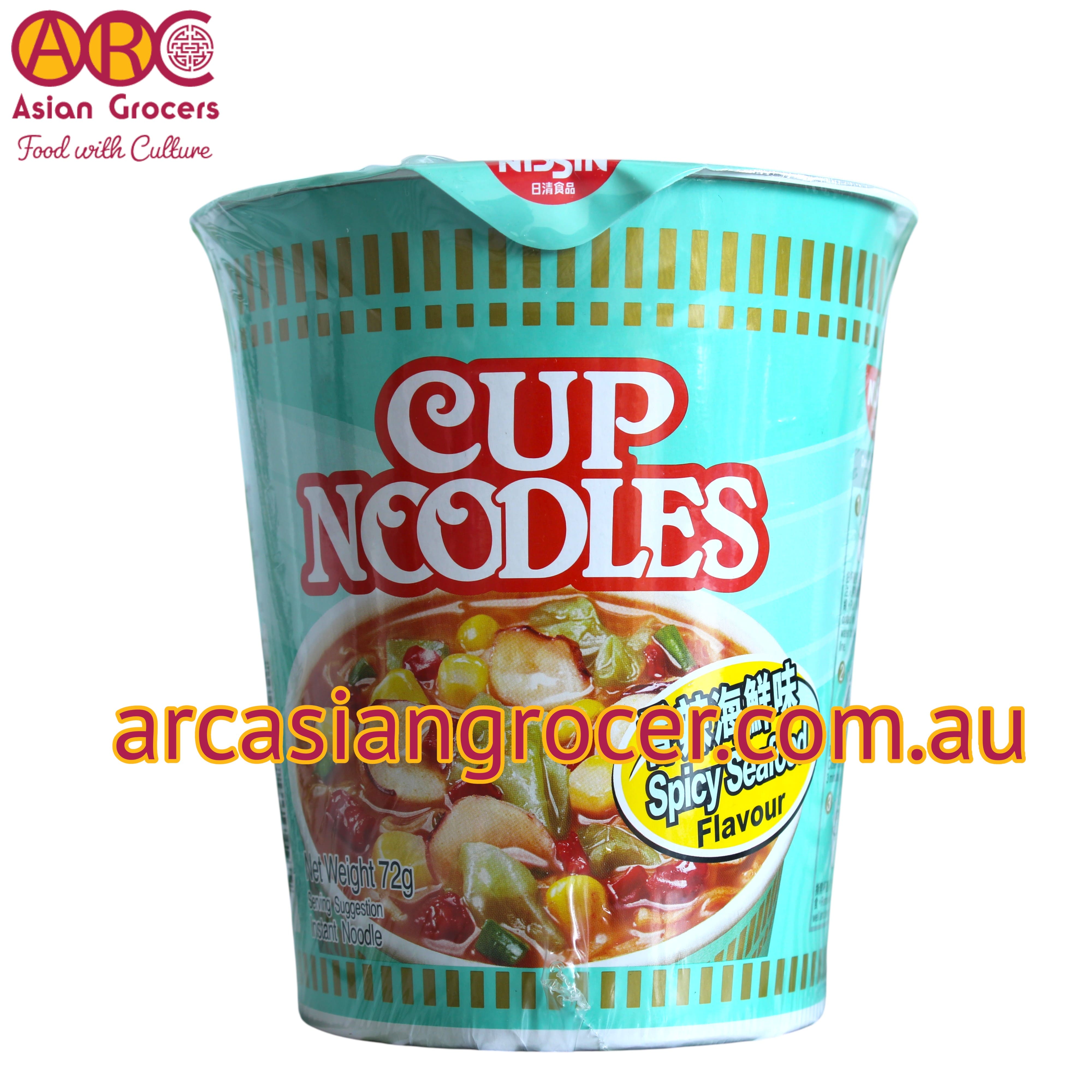 Nissin Spicy Seafood Flavour Cup Noodles 72g