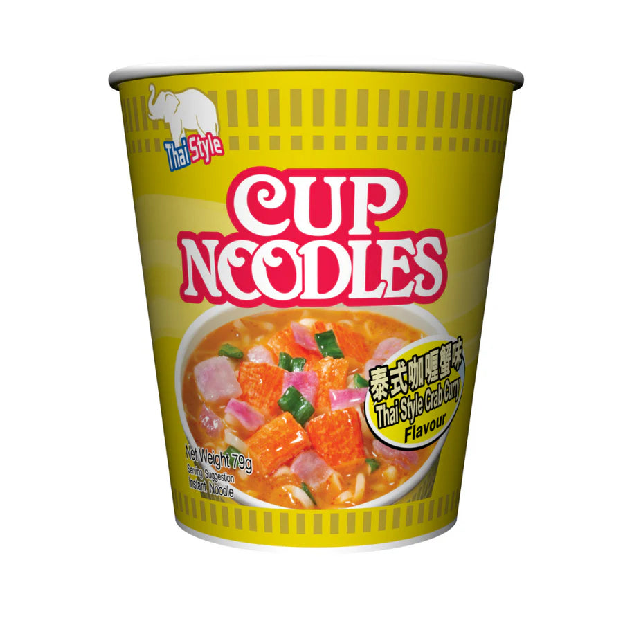 Nissin Thai Style Crab Curry Cup Noodles 79g (Best Before: 16-08-2026)
