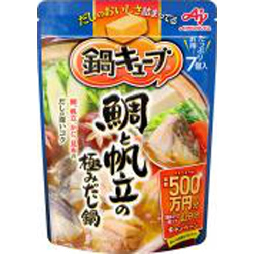 Ajinomoto Cube Hot Pot Soup Base  Sea Bream and Scallop Flavor 60g