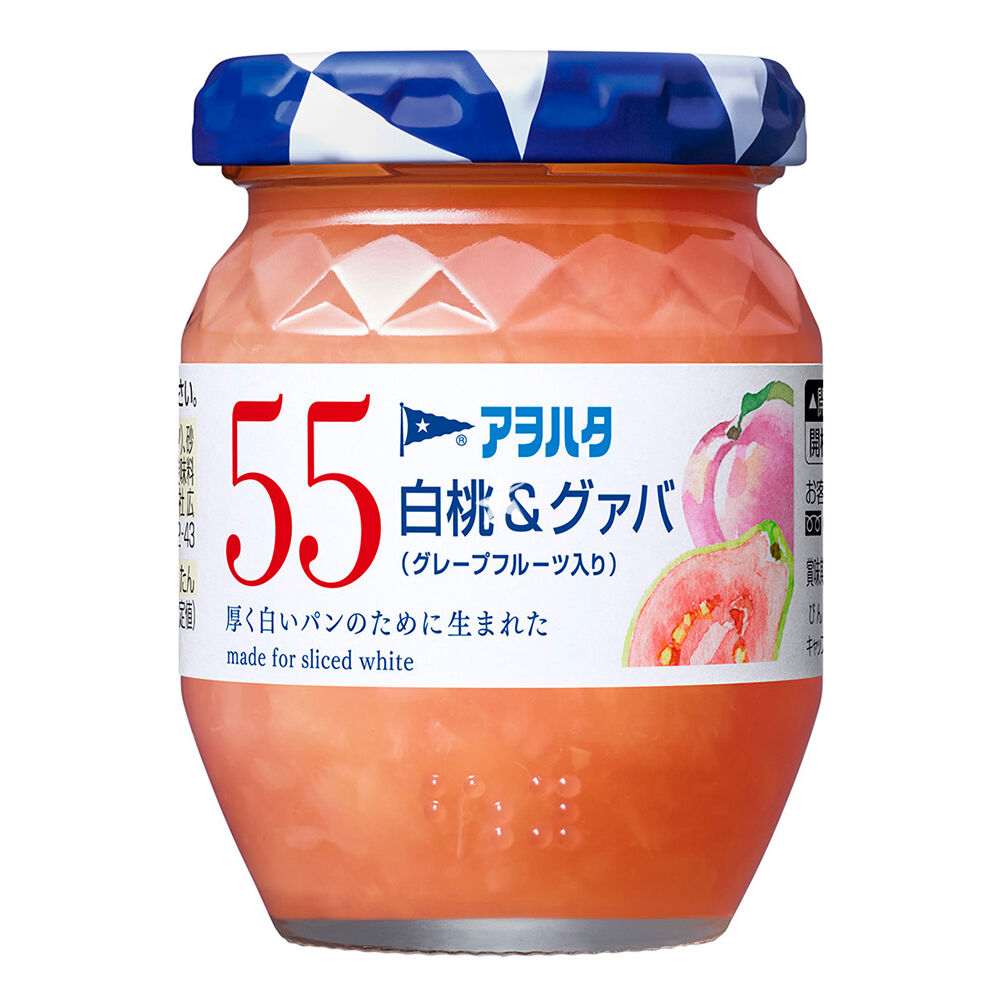 Kewpie Aohata 55 Low Sugar Peach and Guava Jam 150g