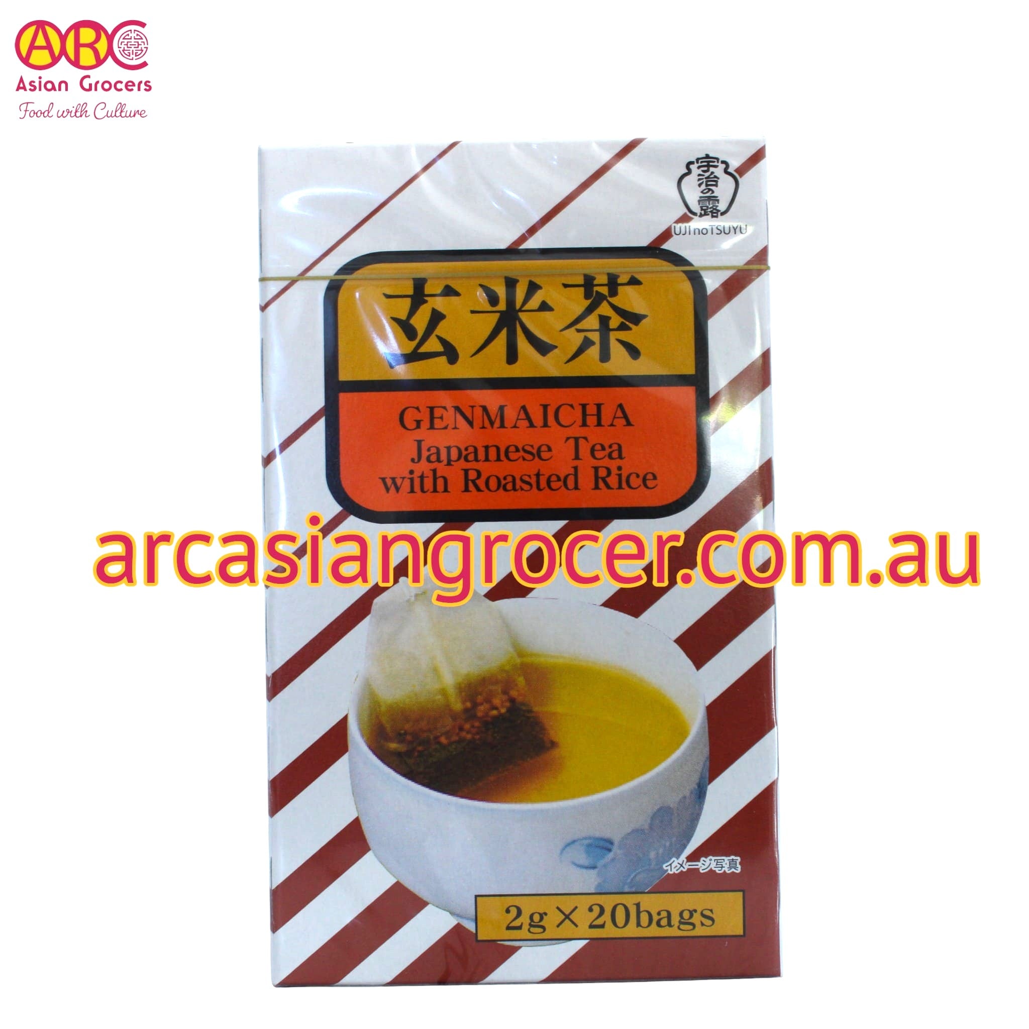 Ujinotsuyu Genmaicha Japanese Tea with Roasted Rice 20x2g