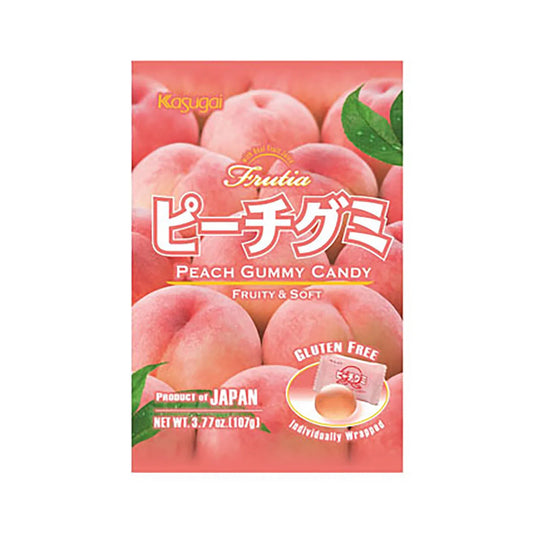 Kasugai Peach Gummy Candy 107g