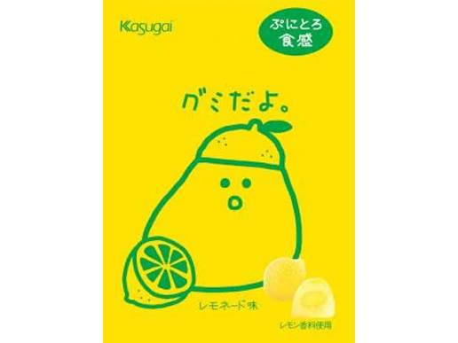 Kasugai Gumi Dayo Lemonade Flavor Gummies 60g (Best Before: 31-12-2027)