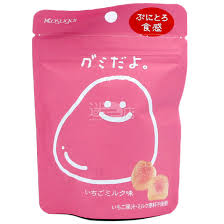 Kasugai Strawberry Milk Flavor Gummy 60g