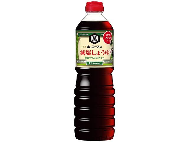 Kikkoman Reduced-Sodium Soy Sauce 1L (Best Before: 30-10-2027)