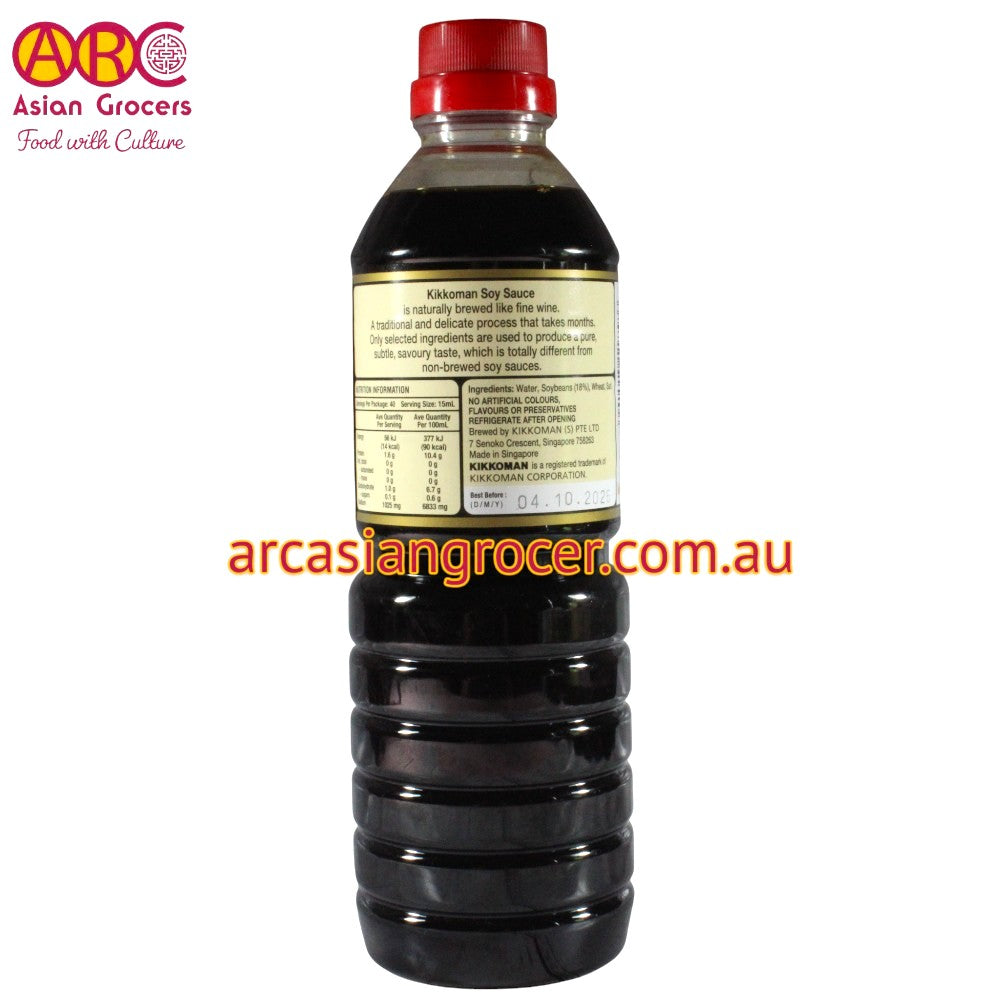 Kikkoman Soy Sauce 600ml