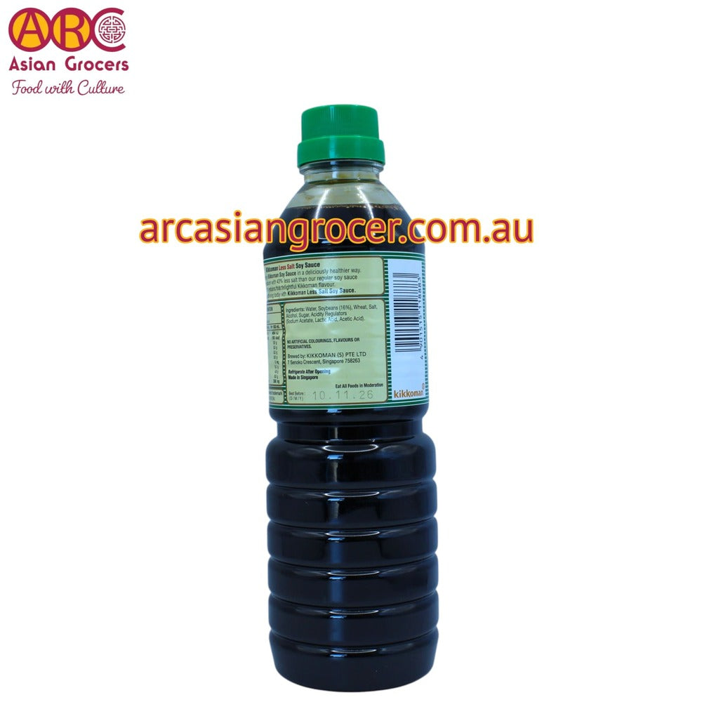 Kikkoman Reduced Salt Soy Sauce 600ml