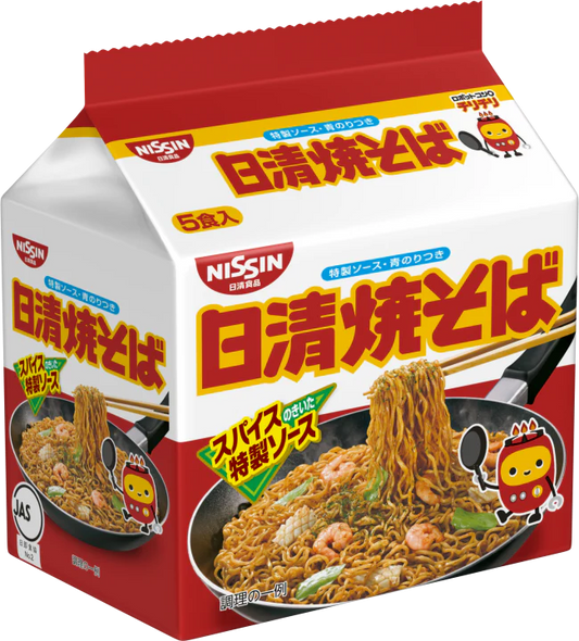 Nissin Yakisoba Fried Noodles 5P "EXP: 13.08.2025"