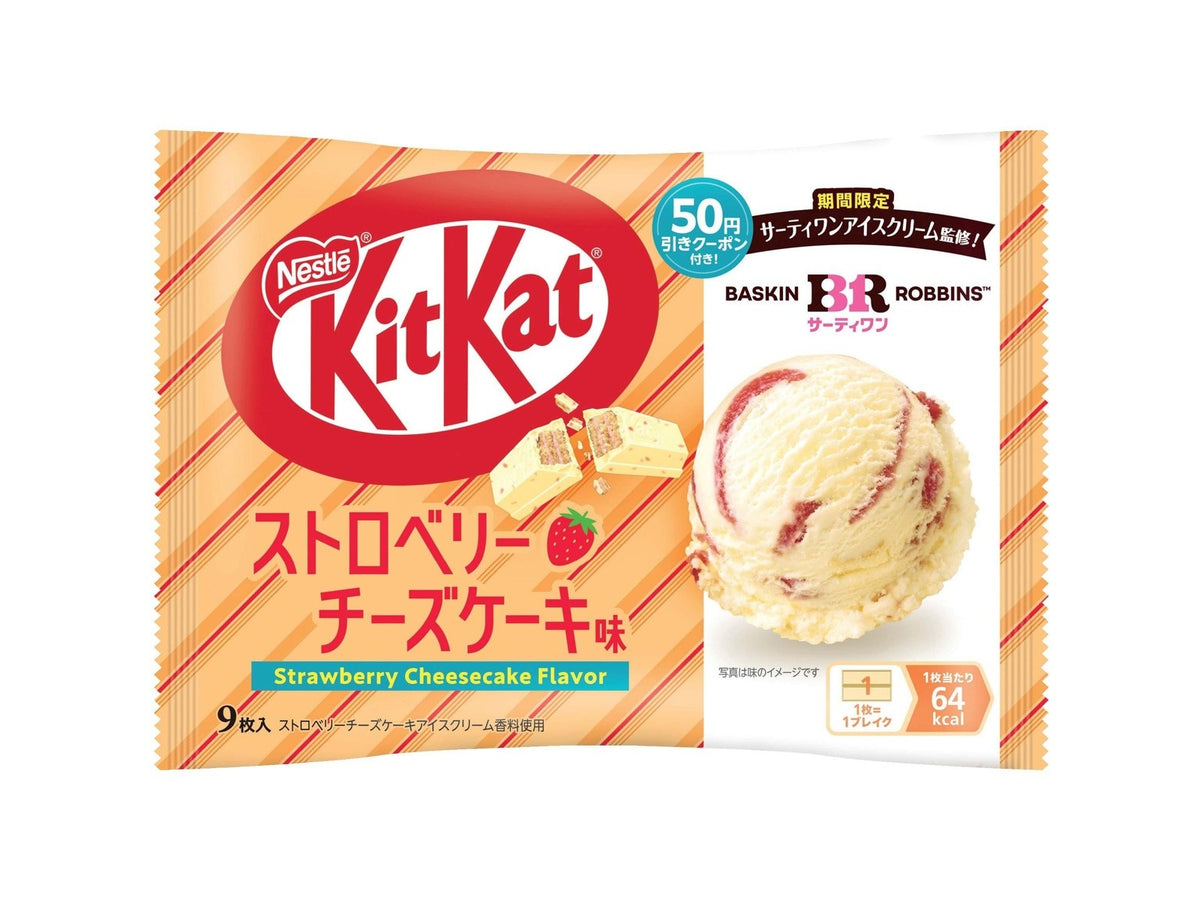 Nestle Kit Kat Strawberry Cheesecake Flavor 9 Pieces (Best Before: 30-04-2027)