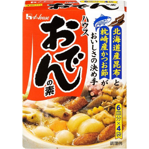 House Oden No Moto Soup Base Seasoning 4 Packs