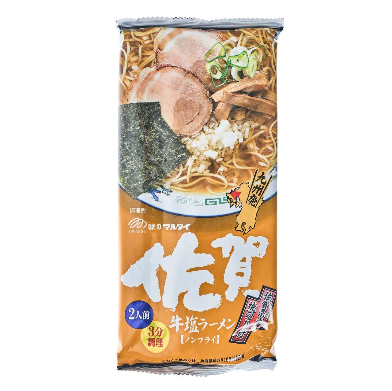 Marutai Non-Fried Salty Beef Ramen (Saga Gyuu Shio Ramen) 185g