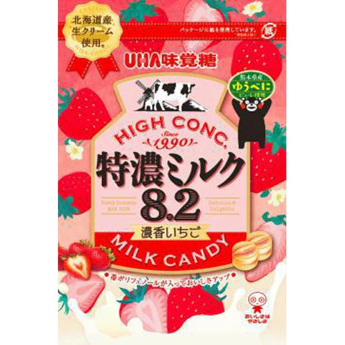 UHA Tokuno 8.2 Strawberry Flavor Milk Candy 75g