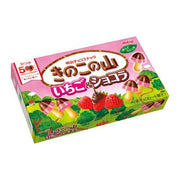 Meiji Mushroom-shaped Strawberry Chocolate 64g (Best Before: 31-03-2027)