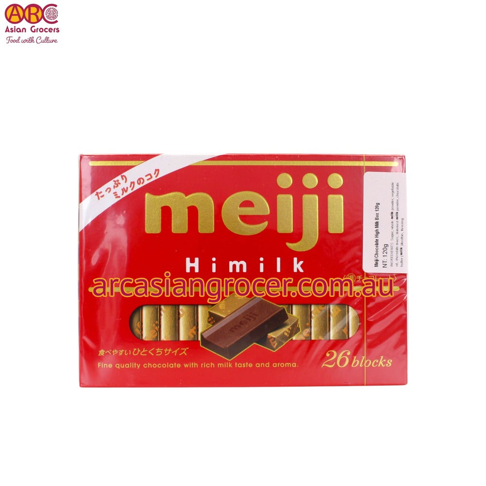 Meiji High Milk Chocolate Box 26 Pieces (Best Before: 28-02-2027)